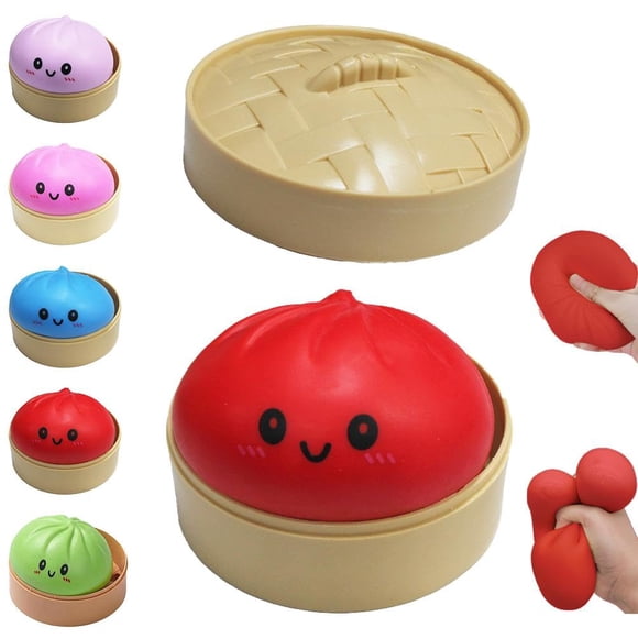 Bollo gigante cocido al vapor Squishy Toy Wartleves con vaporizador de alimentos