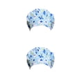 thumbnail image 3 of Transemion Operating Hats Nurse Durability Gourd-shaped Button Bright Colors Tie Back Multifunctional Work Uniform Working Caps G-07 2Set, 3 of 6