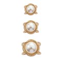 thumbnail image 1 of 3pcs Scarf Button Bow Tie Buttons Decoration And Fixing Multifunctional Silk Scarf Clips for Business Dinner Party, 1 of 8