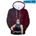thumbnail image 3 of Sudadera con capucha con estampado 3D de Demon Slayer para hombre, ropa deportiva para exteriores y acampada, sudadera informal con capucha para hombre, 3 of 5
