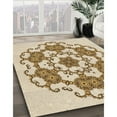 thumbnail image 3 of Ahgly Company Machine Washable Indoor Rectangle Transitional Golden Blonde Gold Area Rugs, 5' x 7', 3 of 7
