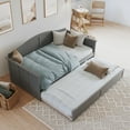 thumbnail image 5 of AFI Nantucket Wood Twin Size Daybed Frame with Twin Trundle, Grey, 5 of 16