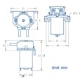 thumbnail image 2 of GROTHEN DC Dosing Pump Peristaltic Pump Liquid Pump Peristaltic Tube Head Self-Priming Function for Aquarium Lab Chemical Analysis Dosing Additives, L Style, 2 of 7