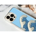 thumbnail image 2 of Mundaze - Case for Apple iPhone 13 Pro Max Slim Shockproof Hard Shell Soft TPU Heavy Duty Protective Phone Cover - Japanese Waves, 2 of 5