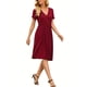 thumbnail image 3 of Vestido de verano de manga corta con escote en V y estilo casual, 3 of 5