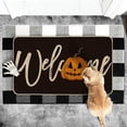 thumbnail image 4 of Felpudo Artoid Mode Black Pumpkin Halloween Welcome 43 x 74 cm, 4 of 6
