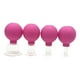 thumbnail image 2 of 4 piezas de silicona de , comodidad médica, seguridad, ventosas de vacío profesionales para , cuerpo, , cuerpo, pierna, , - Rojo roja Sunnimix Bola de goma ahuecada, 2 of 7