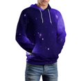 thumbnail image 5 of Starry Night Sky Glow Men's Women New Sweatshirt Hoodie Men's Plus Size Sweatshirt Hooded Sweatshirt 3d Printed Street Men's Cloth, 5 of 6