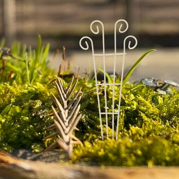 WHAMVOX 4pcs Mini Plant Trellis Climbing Plants Trellis Outdoor Potted Plant Support Superimposed Potted Plant Trellis Flower Supports Trellises