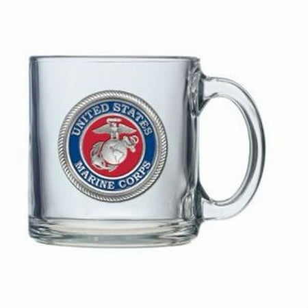 United States Marine Corps Clear Coffee Mug Set United States Marine Corps Clear Coffee Mug Set