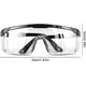 thumbnail image 2 of Gafas protectoras, 1 pieza Gafas de seguridad ajustables Gafas antirrayas Lentes azules transparentes para lugares de trabajo Construcción Bricolaje, 2 of 4