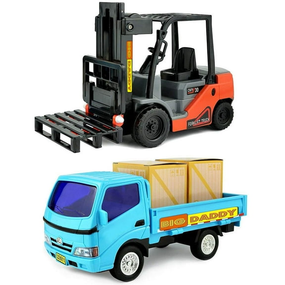 Toy Truck And Fork Lift Combo Set By Big Daddy