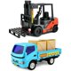 thumbnail image 1 of Big Daddy Trucks Combo: Friction-Powered Forklift & Pickup Truck with Extendable Loader and Cargo Boxes, 1 of 5