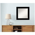 thumbnail image 5 of Amanti Art Basic Black Beveled Wood Wall Mirror 25.5 x 25.5 in., 5 of 10