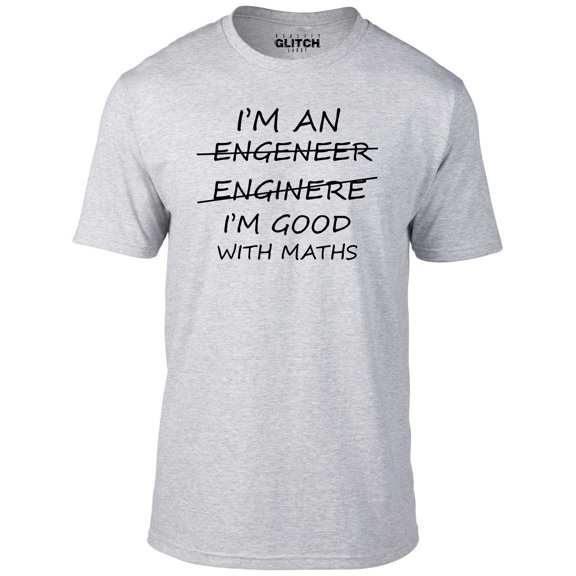 Reality Glitch Men's I'm Good with Maths T-Shirt – Funny Math Humor Tee for Men