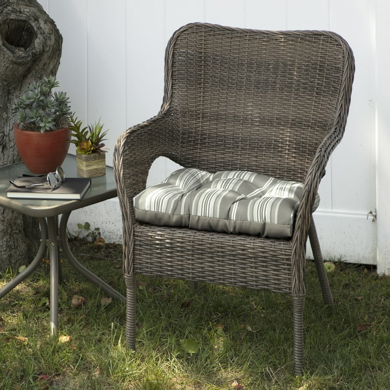 Better Homes & Gardens Hickory Stripe 16 x 16 in. Outdoor Toss Pillow with EnviroGuard, Set of 2 Better Homes & Gardens Hickory Stripe 16 x 16 in. Outdoor Toss Pillow with EnviroGuard, Set of 2