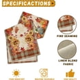 thumbnail image 7 of mubwai Fall Table Runner 36 Inch, Fall Runner for Table, Autumn Pumpkin Plaid Leaves Runners for Home Kitchen Dining Decoration, 7 of 7