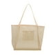 thumbnail image 4 of Bolso de playa de malla, elegante bolso de hombro para mujer, ideal para ir a compra, vacaciones o piscinas. Caqui, 4 of 8