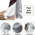 thumbnail image 4 of Peel and Stick Wallpaper Winter College Hill neighborhood Modern Art Wall Mural Decor Self Adhesive and Removable 69in x 98in, 4 of 8