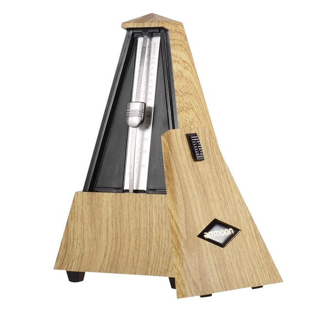 Riwcyla Universal Pyramid Mechanical Metronome ABS Material for Guitar Violin Piano Bass Musical Instrument Practice Tool for Beginners
