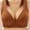 29-Brown, variant on YWDJ Everyday Bras for Women Push Up No Underwire Plus Size Front Closure Front Clip Zip Front Front Snap Front Hook Front Close Everyday for Elderly for Sagging Breasts Soild Wire Free Brown XL