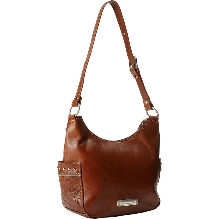 Stone Mountain Accessories, Bags, Stone Mountain Floral Pebble Leather  Hobo Purse