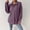 Purple, variant on Njoeus Blouses for Women Long Sleeve, Women Casual Button Up Shirts Pleated Lapel Collar Long Sleeve Tunic Shirt Office Work Blouse Tops S-XXL