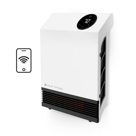 1000 Watt Smart Infrared Wall Heater with Wi-Fi by Heat Storm