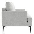 thumbnail image 3 of Modway Evermore Upholstered Fabric Sofa in Light Gray, 3 of 8