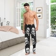 thumbnail image 7 of GZHJMY Vintage Skull Skeleton Bones Pajama Pants For Men, Men's Separate Bottoms, Lounge Pants with Pockets, Christmas New Year Birthday Gifts, Medium, Christmas New Year Birthday Gifts, Medium, 7 of 7