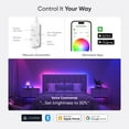 thumbnail image 5 of Nanoleaf Essentials Matter LED Light Strip, RGBW, 16.4 ft (1 Piece Strip Unit), Indoor Use, 5 of 8