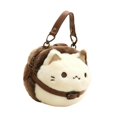 thumbnail image 3 of Bolso de peluche de gato, ligero y moderno, ideal para maquillaje, para festivales, viajes y trabajo. 20 cm x 13 cm x 19 cm, 3 of 8