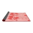 thumbnail image 2 of Ahgly Company Indoor Rectangle Abstract Red Modern Area Rugs, 7' x 10', 2 of 4