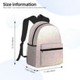 thumbnail image 4 of Gaeub Glitter Light Pearl School Backpack Waterproof Bookbag for Men Women College High School Bags, 4 of 8