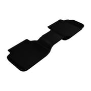 3D MAXpider Front Row Custom Fit All-Weather Floor Mat for Select Dodge Journey Models, Black, Second Row