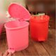 thumbnail image 4 of Cute Desktop Trash Can Mini With Swing Lid Mini Countertop Trash Cans, 4 of 4