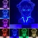 thumbnail image 2 of Saiki K Anime Lamp The Disastrous Life Of Saiki K para dormitorio Acrílico Lámpara 3d Decoración Nightlight Niños Fans Cumpleaños Regalo de Navidad (remote Touch Black Feliz Sencillez, 2 of 4