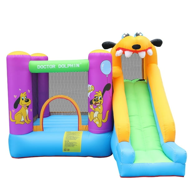Puyana Inflatable Bounce House Bouncy Castle With Air Blower Bouncy House For Kids Party Monster Theme Walmart Com Walmart Com