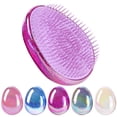 thumbnail image 2 of Detangler Comb Portable Egg Shape Detangling Hair Brush Massage Hair Comb, 2 of 8