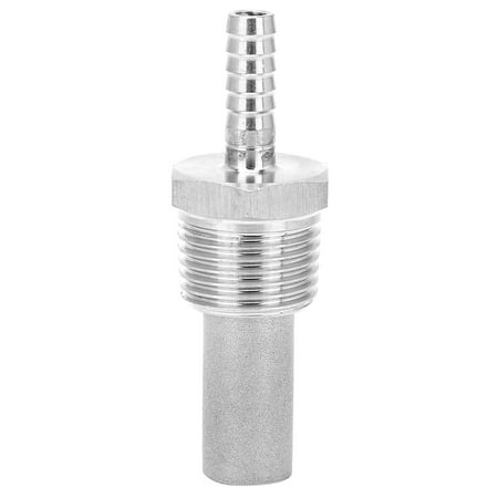 

1/2 MPT Aeration Stone 1/4in Barb Fitting CO2 2.0μm Aeration Stone Home Brewing Supplies