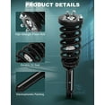 thumbnail image 4 of AUTOMUTO Ressorts Ensachés Paire avant Amortisseur Compatible 2008-2012 pour Honda Accord FWD, 4 of 4