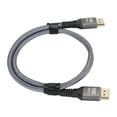 thumbnail image 1 of DisplayPort 2.1 Cord, Reduce Interference 40Gbps DisplayPort Male Cable Dynamic HDR Braiding Wire 16K 30Hz  For Displays, 1 of 8