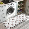 thumbnail image 3 of White Cow Happy Cow Pattern Kitchen Rug Mat,Kitchen Runner Rugs Non Skid Washable,Decorative Kitchen Floor Mats for Kitchen,Sink,Laundry,17"x47.2", 3 of 7