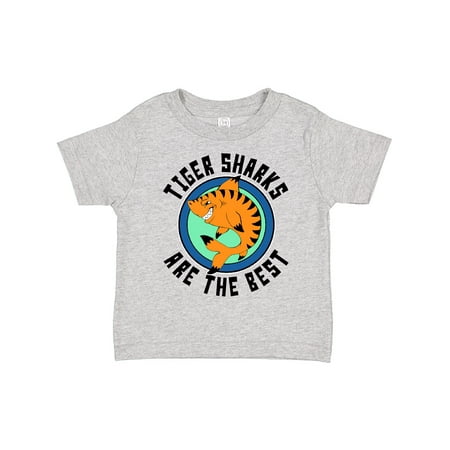 

Inktastic Tiger Sharks Are the Best with Tiger Shark Illustration Gift Toddler Boy or Toddler Girl T-Shirt