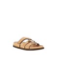 thumbnail image 2 of Tory Burch Women's INES Nappa Leather Sport Slides, Camello, 8, 2 of 4