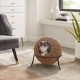 thumbnail image 4 of Swiss Madison  Nala Wicker Cat Condo in White White, 4 of 5
