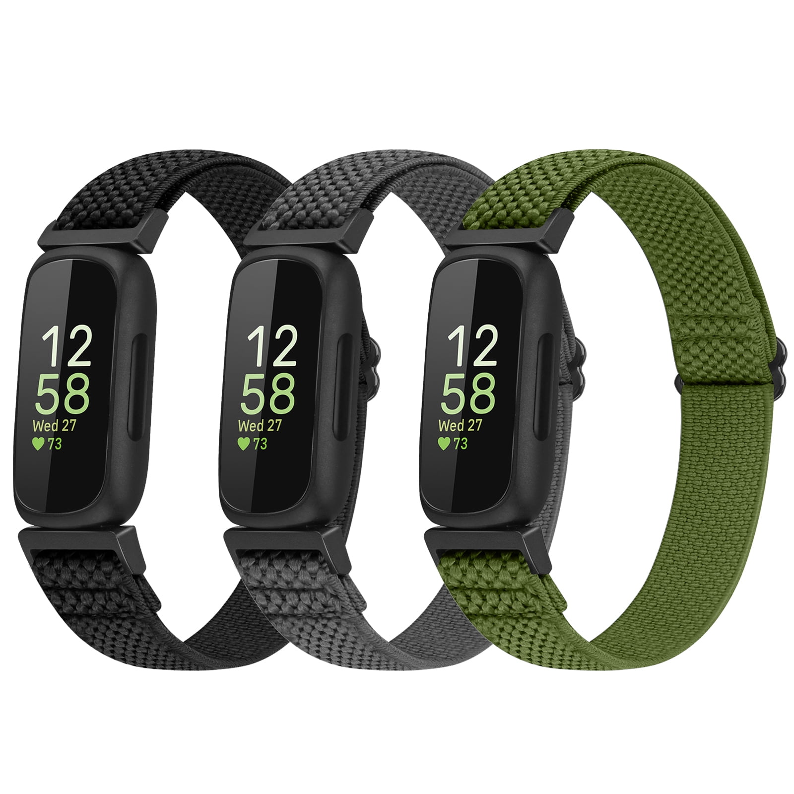 Replacement Bands For Fitbit Inspire 3 - Soft Silicone Sport Strap, Adjustable For Men & Women
