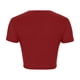 thumbnail image 5 of Fiudx Camisas de Mujer Blusas Cortas para Mujer, Camiseta con Cuello Redondo, Camisetas de Manga Corta Informales Ajustadas Sexys, 5 of 6