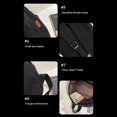 thumbnail image 4 of PENGXIANG Women Campus Backpack Canvas Simple Rucksack Daily Bag for Female (Black), 4 of 10