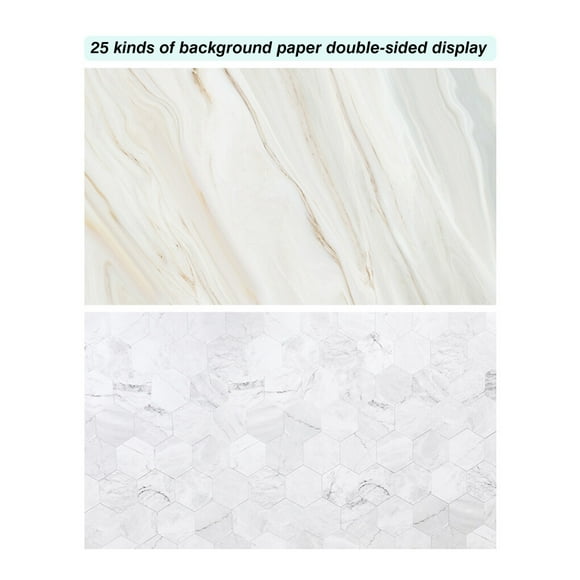Double-Sided Wood Grain Background Paper Waterproof Paper Photography Backdrop Plate
